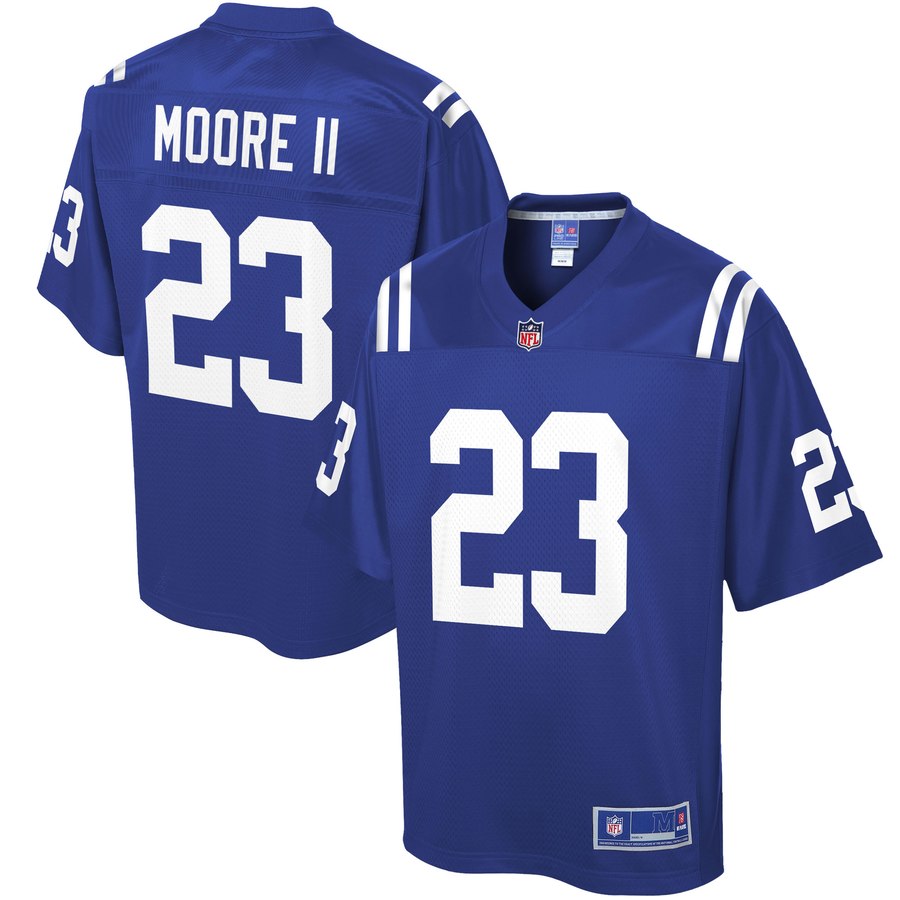 Men's Indianapolis Colts Kenny Moore Nfl Pro Line Royal Player Jersey