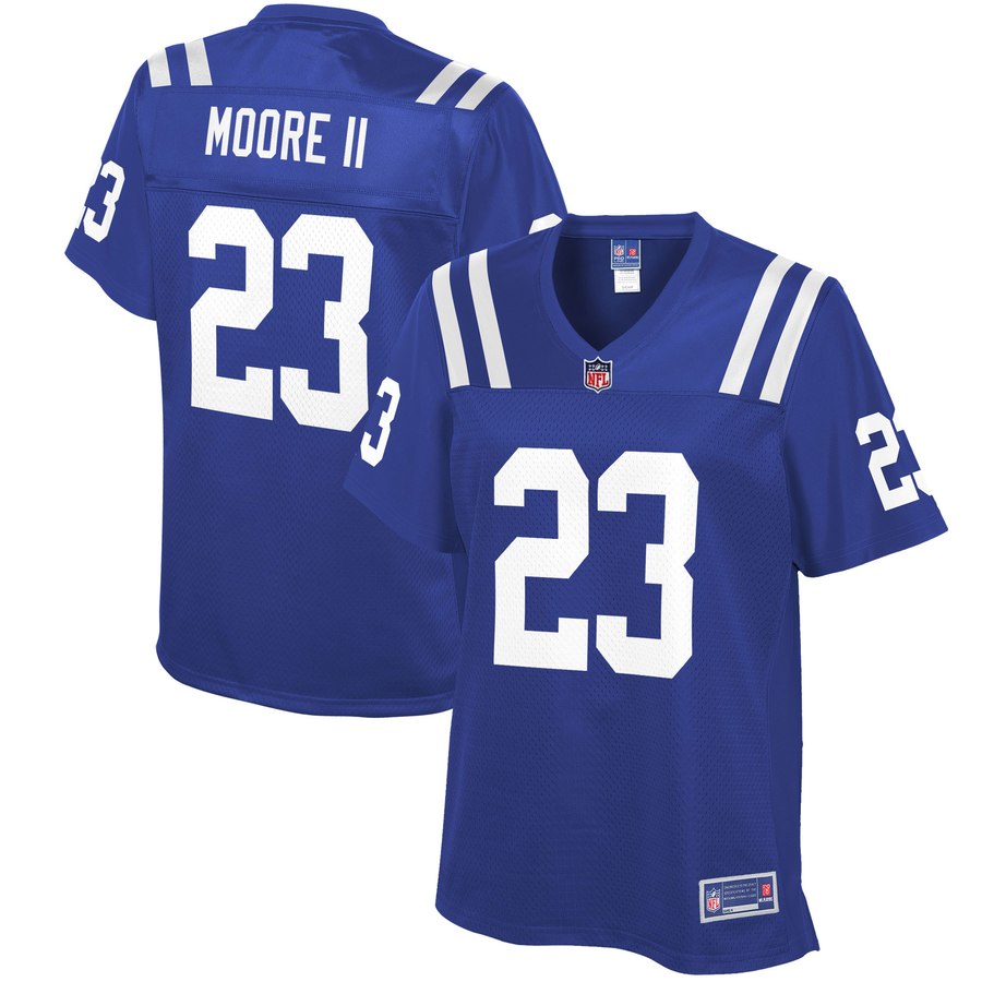 Women's Indianapolis Colts Kenny Moore Nfl Pro Line Royal Player Jersey