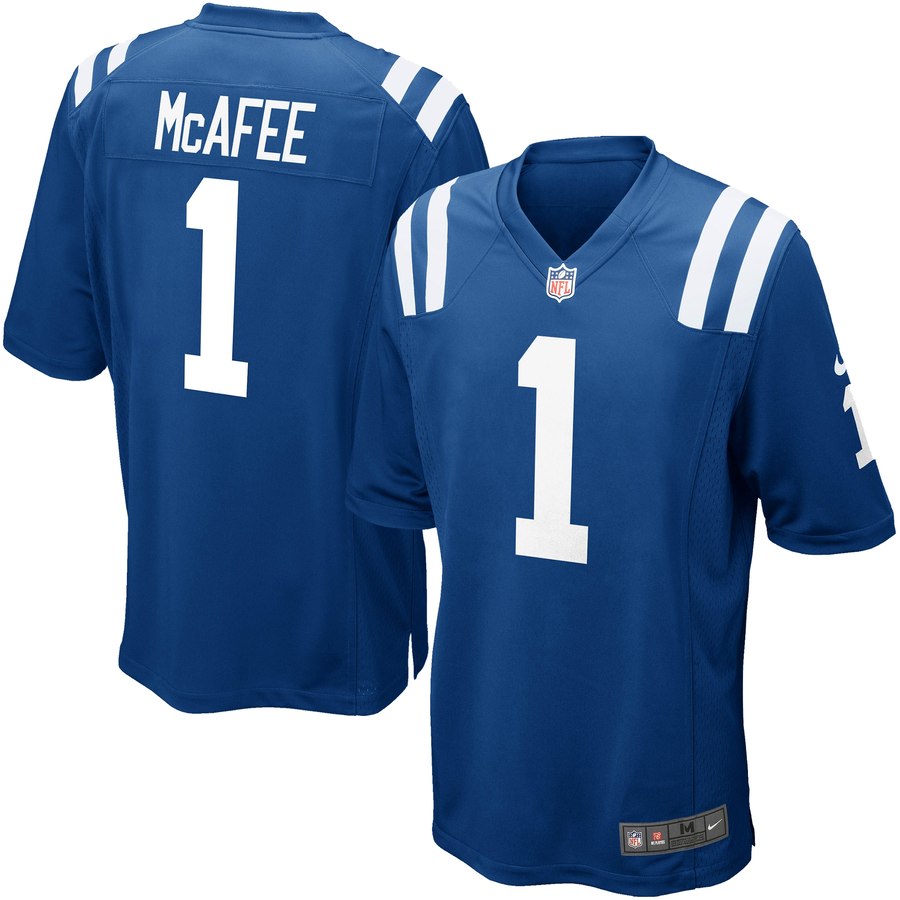 Youth Indianapolis Colts Pat Mcafee Nike Royal Team Color Game Jersey