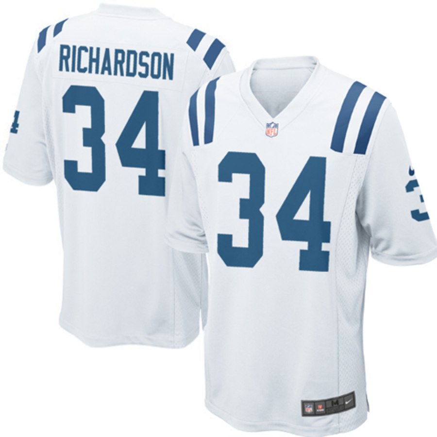 Youth Indianapolis Colts Trent Richardson Nike White Game Jersey