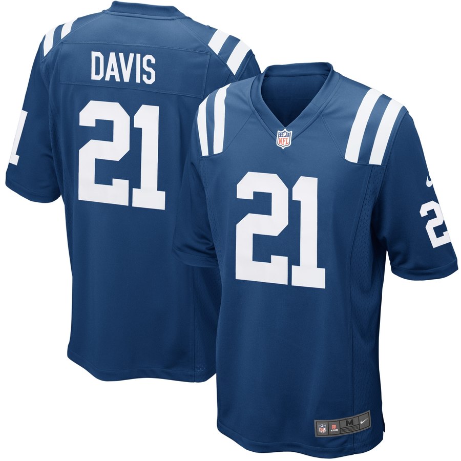 Youth Indianapolis Colts Vontae Davis Nike Royal Blue Team Color Game Jersey