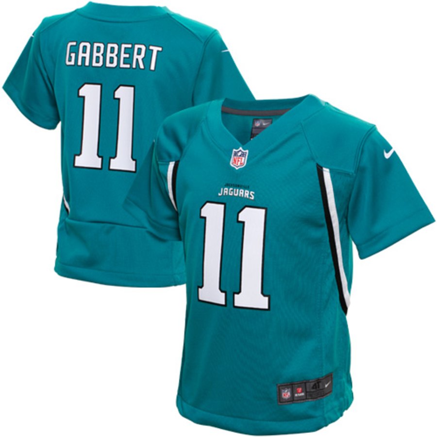 Toddler Jacksonville Jaguars Blaine Gabbert Nike Teal Game Jersey