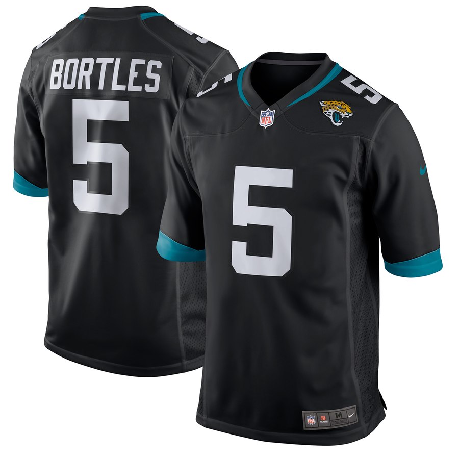 Men's Jacksonville Jaguars Blake Bortles Nike Black New 2018 Game Jersey