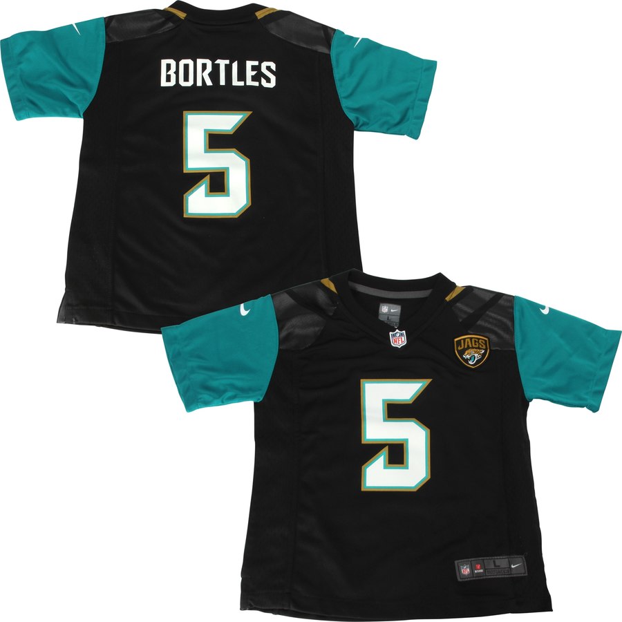 Preschool Jacksonville Jaguars Blake Bortles Nike Black Team Color Game Jersey