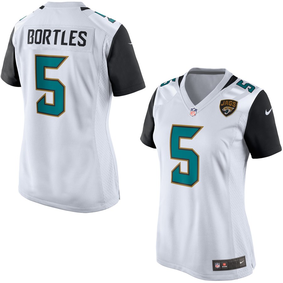 Women's Jacksonville Jaguars Blake Bortles Nike White Game Jersey