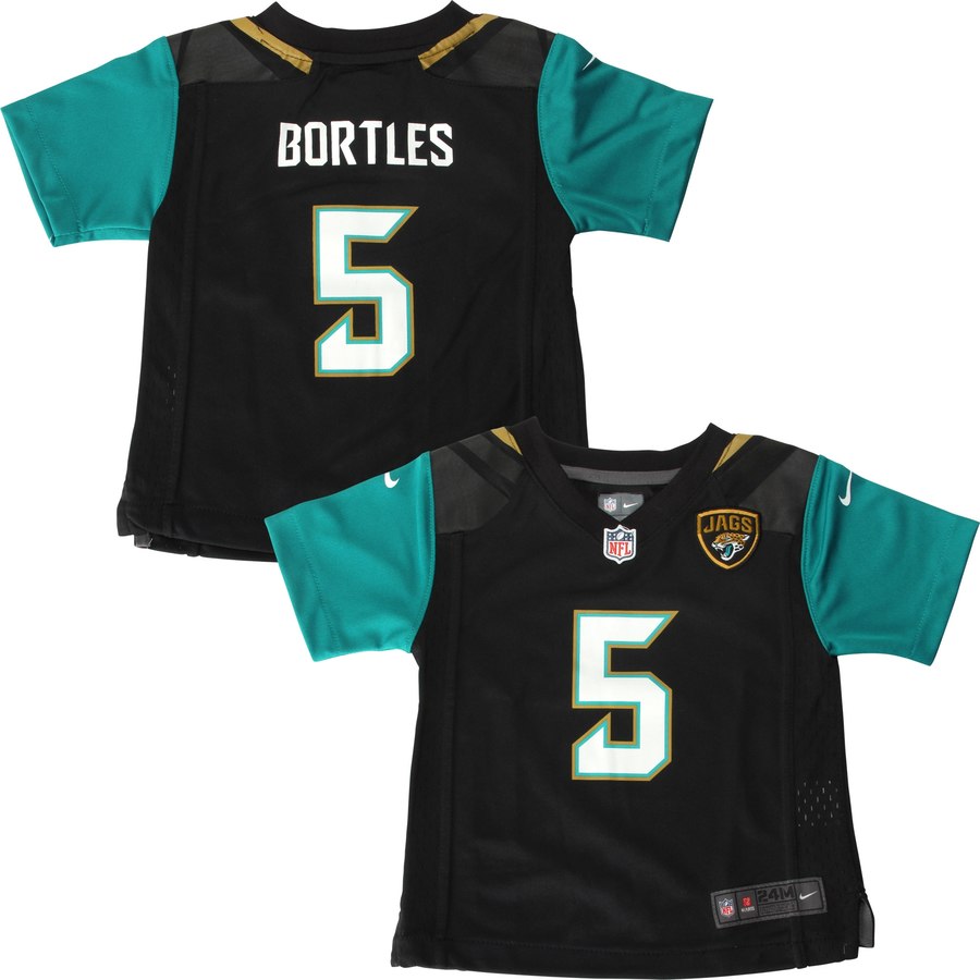 Infant Jacksonville Jaguars Blake Bortles Nike Black Team Color Game Jersey