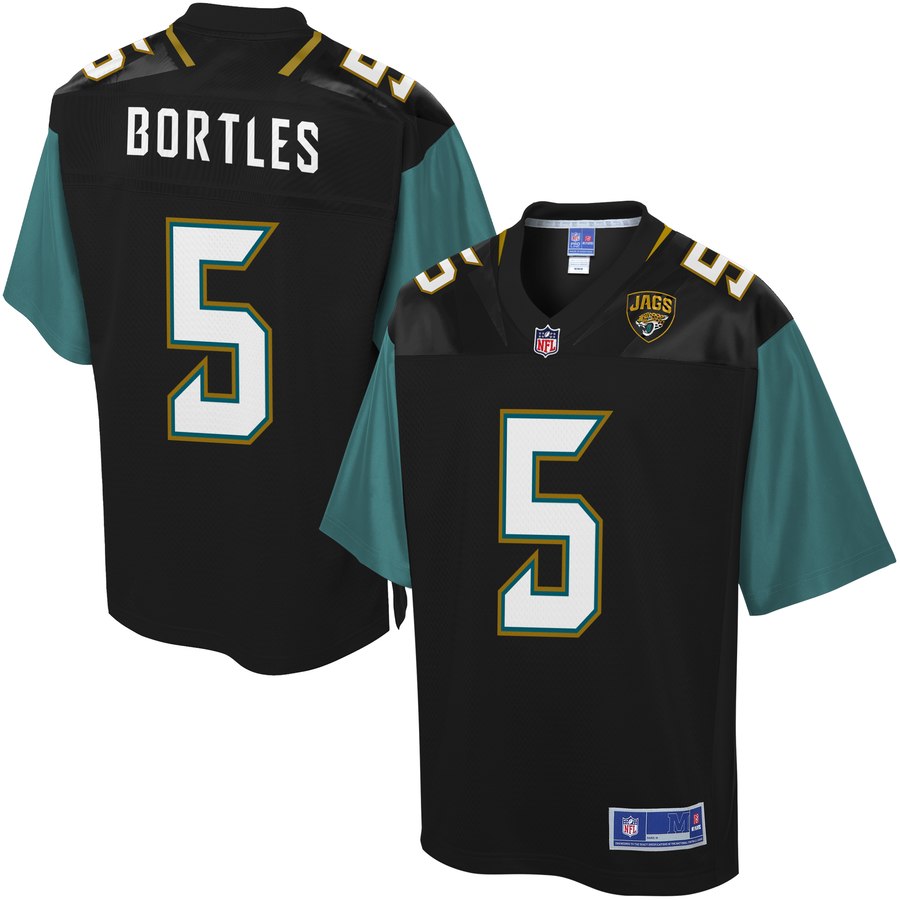 Men's Jacksonville Jaguars Blake Bortles Nfl Pro Line Big & Tall Team Color Jersey