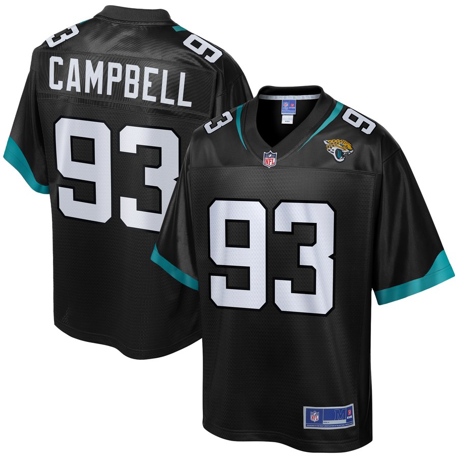 Youth Jacksonville Jaguars Calais Campbell Nfl Pro Line Black Team Player Jersey