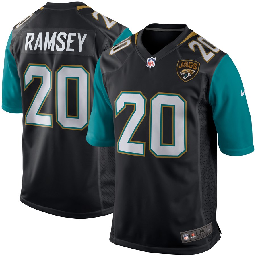 Youth Jacksonville Jaguars Jalen Ramsey Nike Black Game Jersey