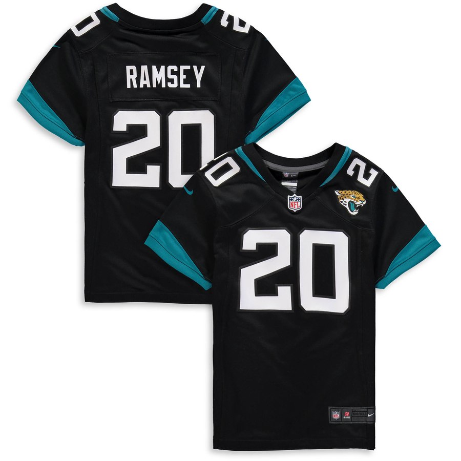 Girls Youth Jacksonville Jaguars Jalen Ramsey Nike Black Team Game Jersey