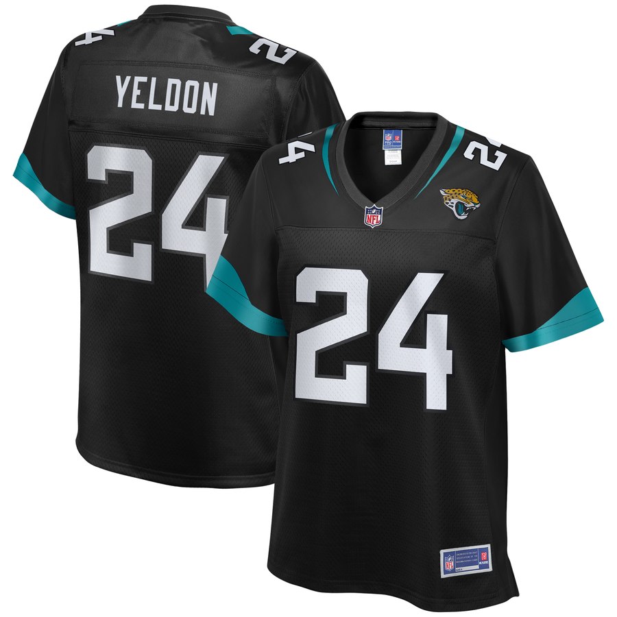 Women's Jacksonville Jaguars Tj Yeldon Nfl Pro Line Black Team Player Jersey