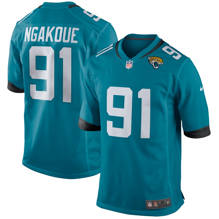 Youth Jacksonville Jaguars Yannick Ngakoue Nike Teal Alternate Game Jersey