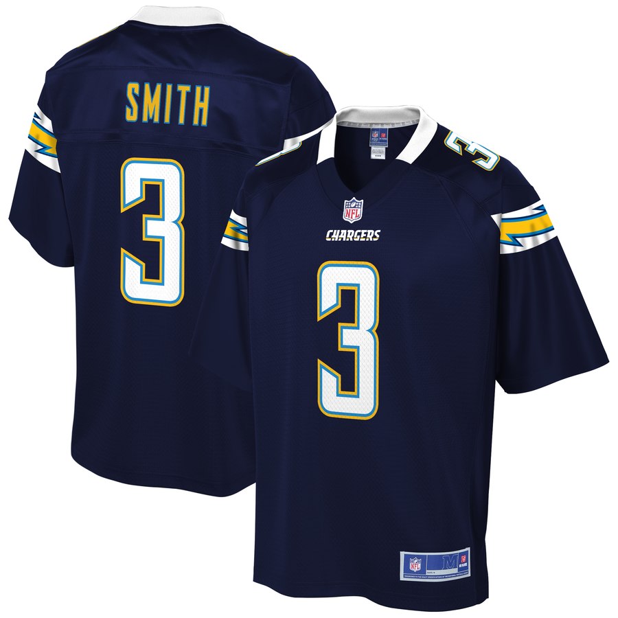 Youth Los Angeles Chargers Geno Smith Nfl Pro Line Navy Player Jersey