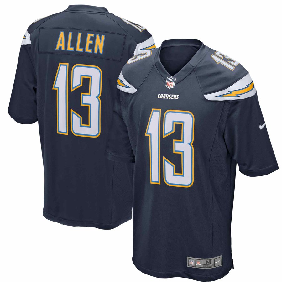 Youth Los Angeles Chargers Keenan Allen Nike Navy Game Jersey