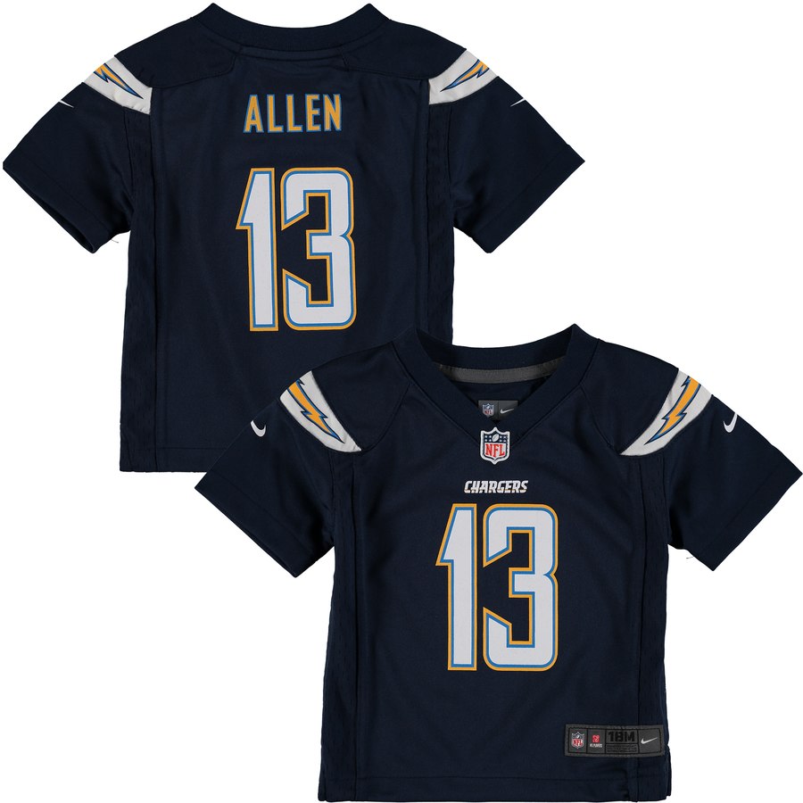 Infant Los Angeles Chargers Keenan Allen Nike Navy Team Color Game Jersey