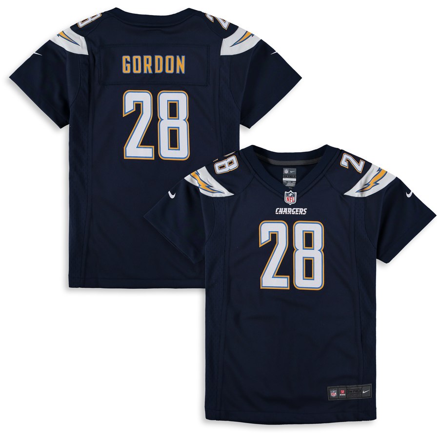 Girls Youth Los Angeles Chargers Melvin Gordon Iii Nike Navy Game Jersey