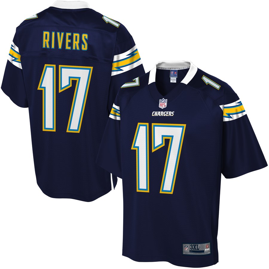 Nfl Pro Line Men's Los Angeles Chargers Philip Rivers Big & Tall Team Color Jersey