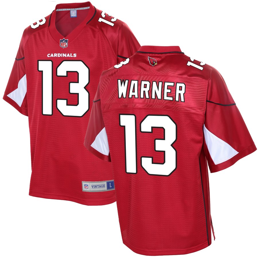 Mens Arizona Cardinals Kurt Warner NFL Pro Line Cardinal Retired Player Jersey