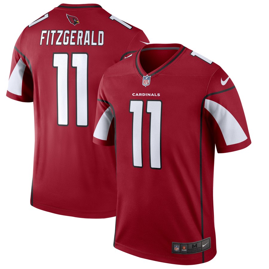 Mens Arizona Cardinals Larry Fitzgerald Nike Cardinal Legend Jersey