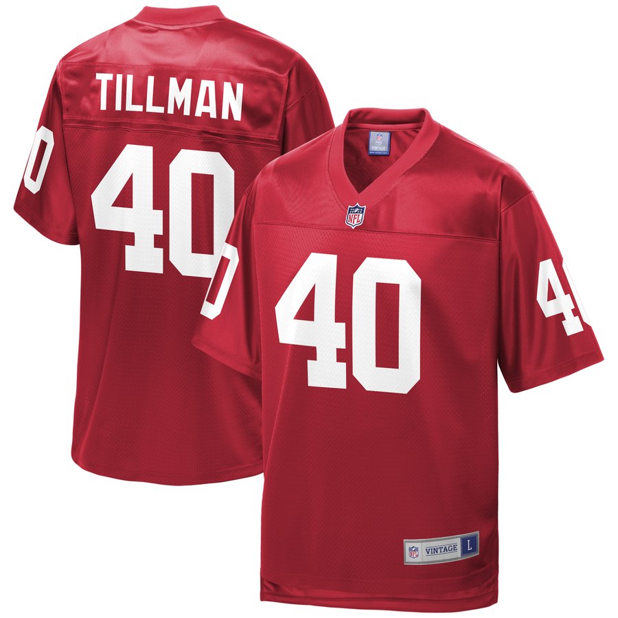 Mens Arizona Cardinals Patrick Tillman NFL Pro Line Cardinal Retired Player Jersey