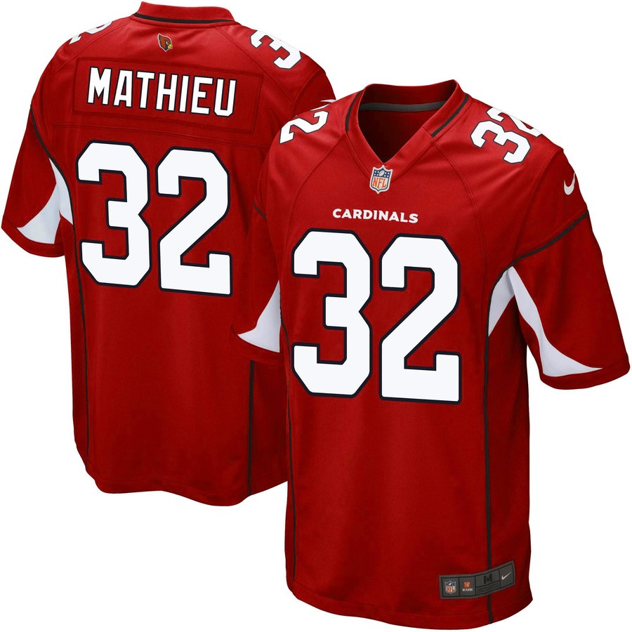 Youth Arizona Cardinals Tyrann Mathieu Nike Cardinal Team Color Game Jersey