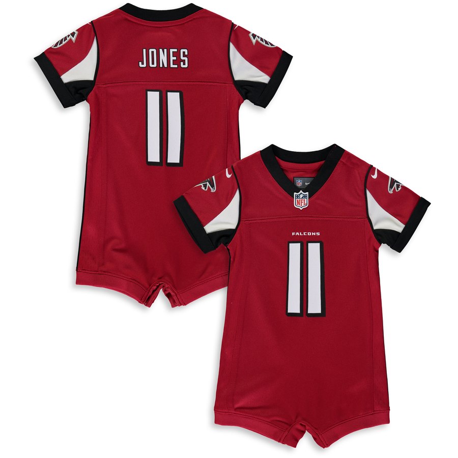 Infant Atlanta Falcons Julio Jones Nike Red Romper Jersey