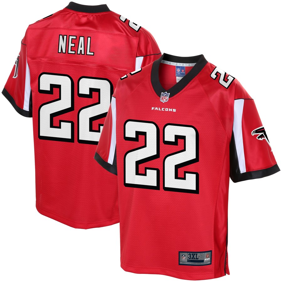 Mens Atlanta Falcons Keanu Neal NFL Pro Line Red Big And Tall Player Jersey