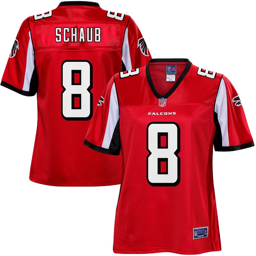 Women's Atlanta Falcons Matt Schaub NFL Pro Line Red Player Jersey