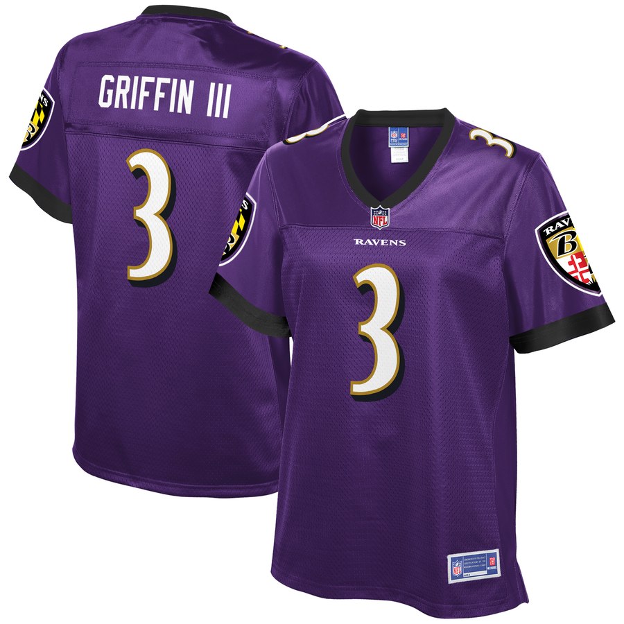 Women's Baltimore Ravens Robert Griffin Iii NFL Pro Line Purple Player Jersey