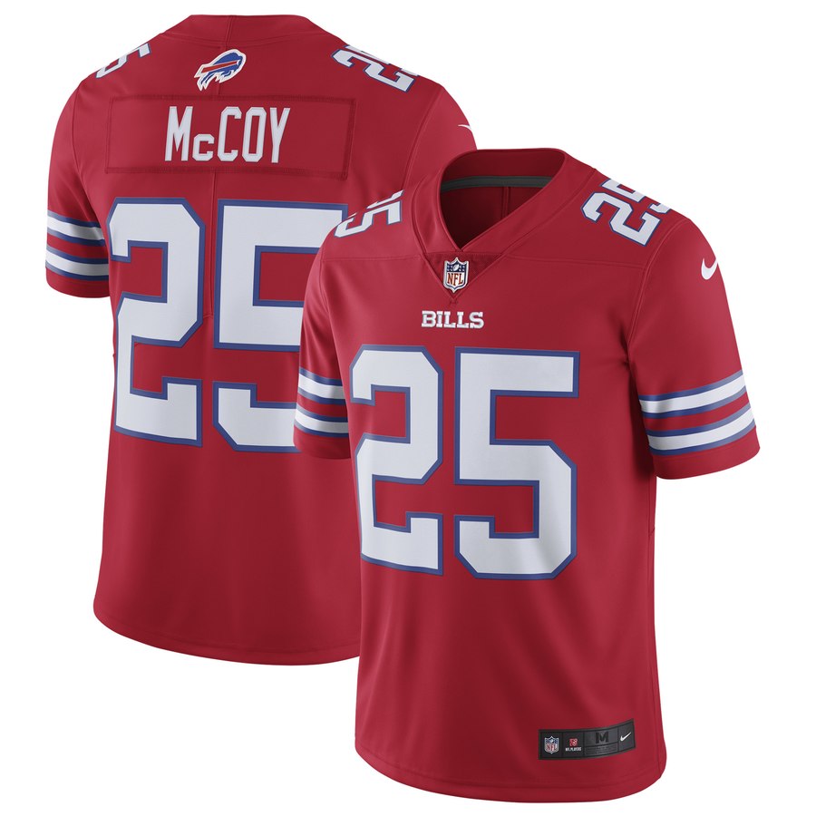 Mens Buffalo Bills Lesean Mccoy Nike Red Vapor Untouchable Color Rush Limited Player Jersey