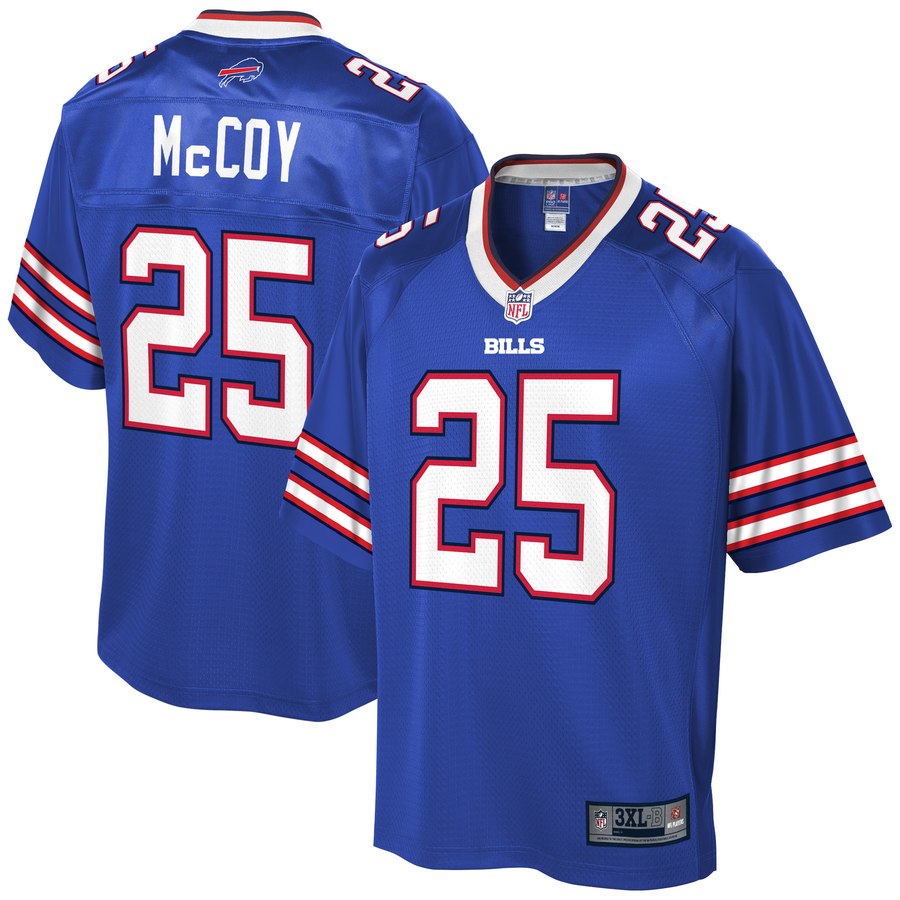 Mens Buffalo Bills Lesean Mccoy NFL Pro Line Royal Big And Tall Team Player Jersey