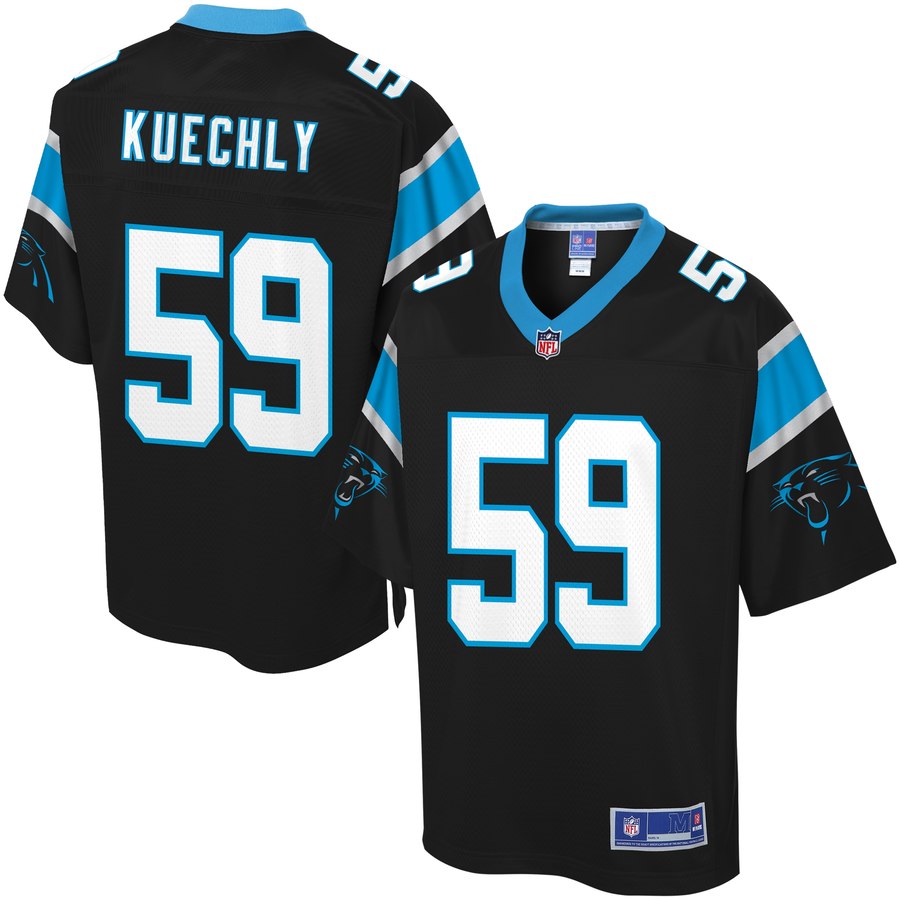 NFL Pro Line Mens Carolina Panthers Luke Kuechly Team Color Jersey