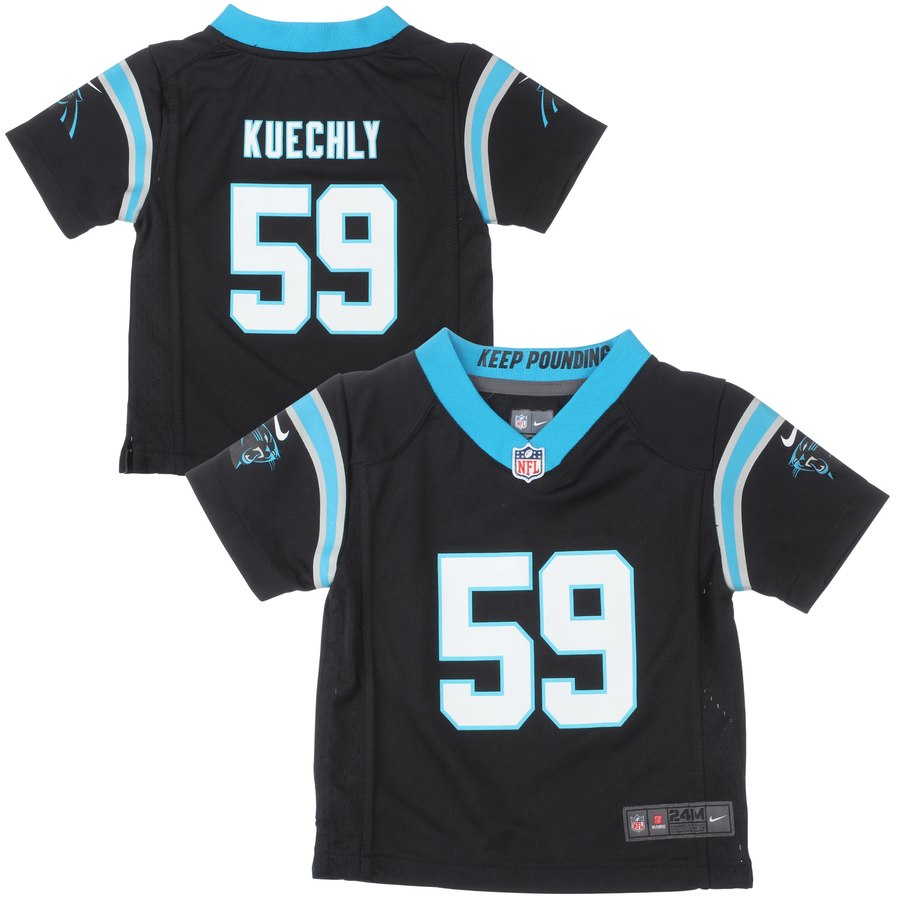 Toddler Carolina Panthers Luke Kuechly Nike Black Team Color Home Jersey