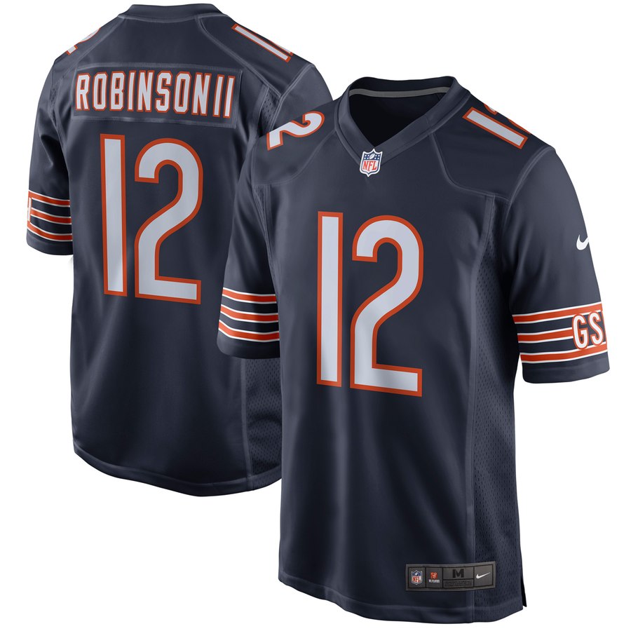 Mens Chicago Bears Allen Robinson Nike Navy Game Jersey