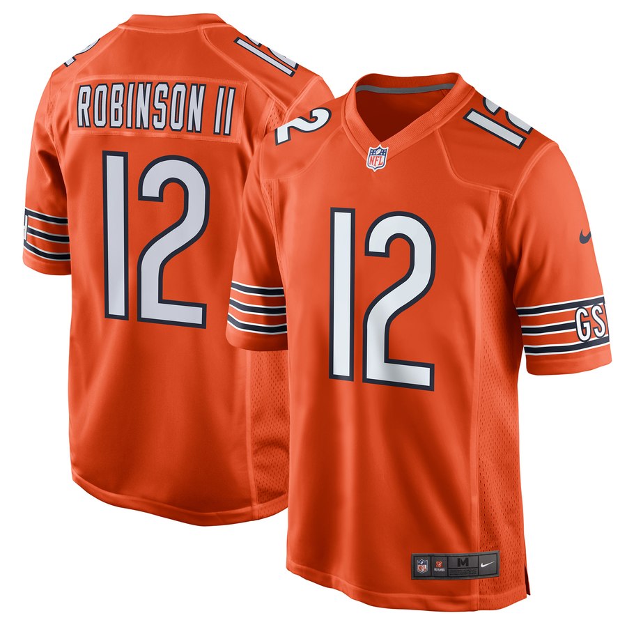 Mens Chicago Bears Allen Robinson Nike Orange Alternate Game Jersey