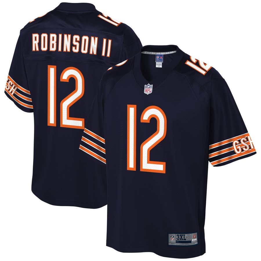 Mens Chicago Bears Allen Robinson NFL Pro Line Navy Team Color Big And Tall Jersey