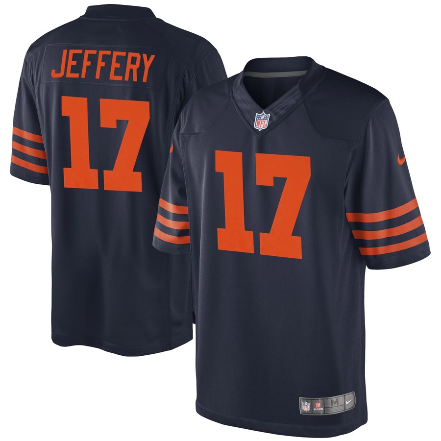 Youth Chicago Bears Alshon Jeffery Nike Navy Blue Alternate Game Jersey