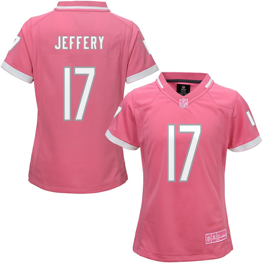 Girls Youth Chicago Bears Alshon Jeffery Pink Bubble Gum Jersey