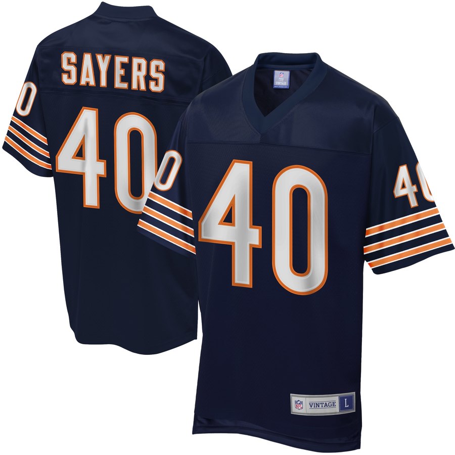 Mens NFL Pro Line Chicago Bears Gale Sayers Retired Player Jersey