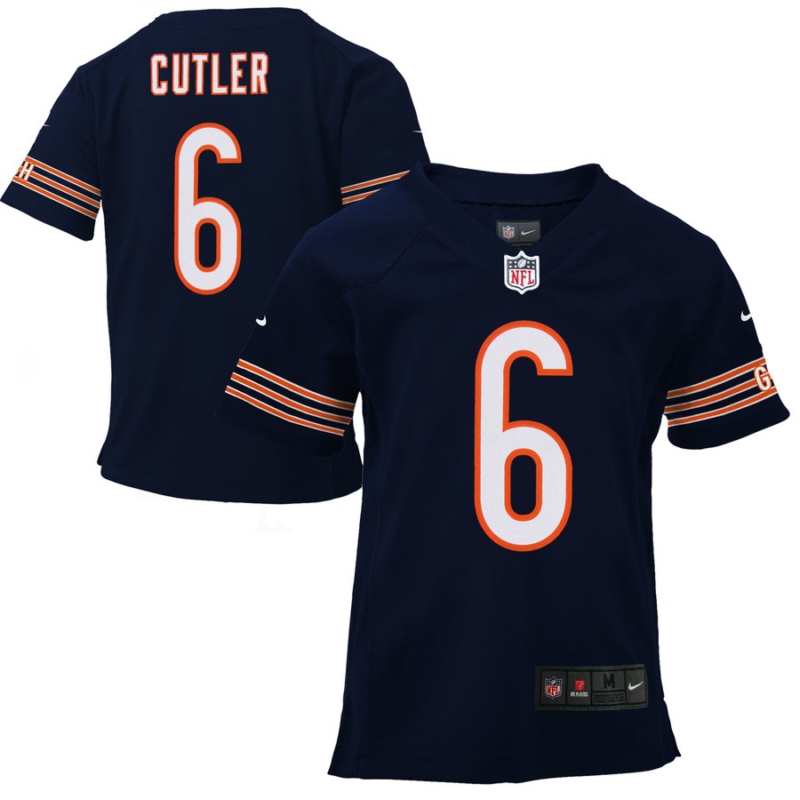 Toddler Chicago Bears Jay Cutler Nike Navy Blue Game Jersey