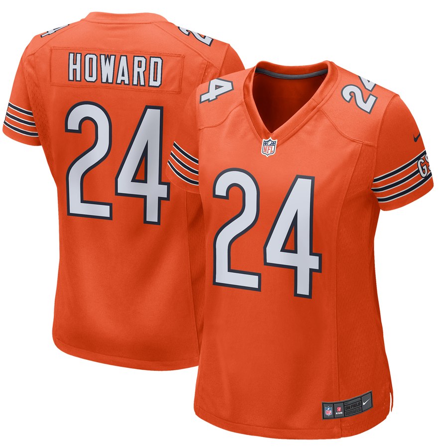 Women's Chicago Bears Jordan Howard Nike Orange Alternate Game Jersey