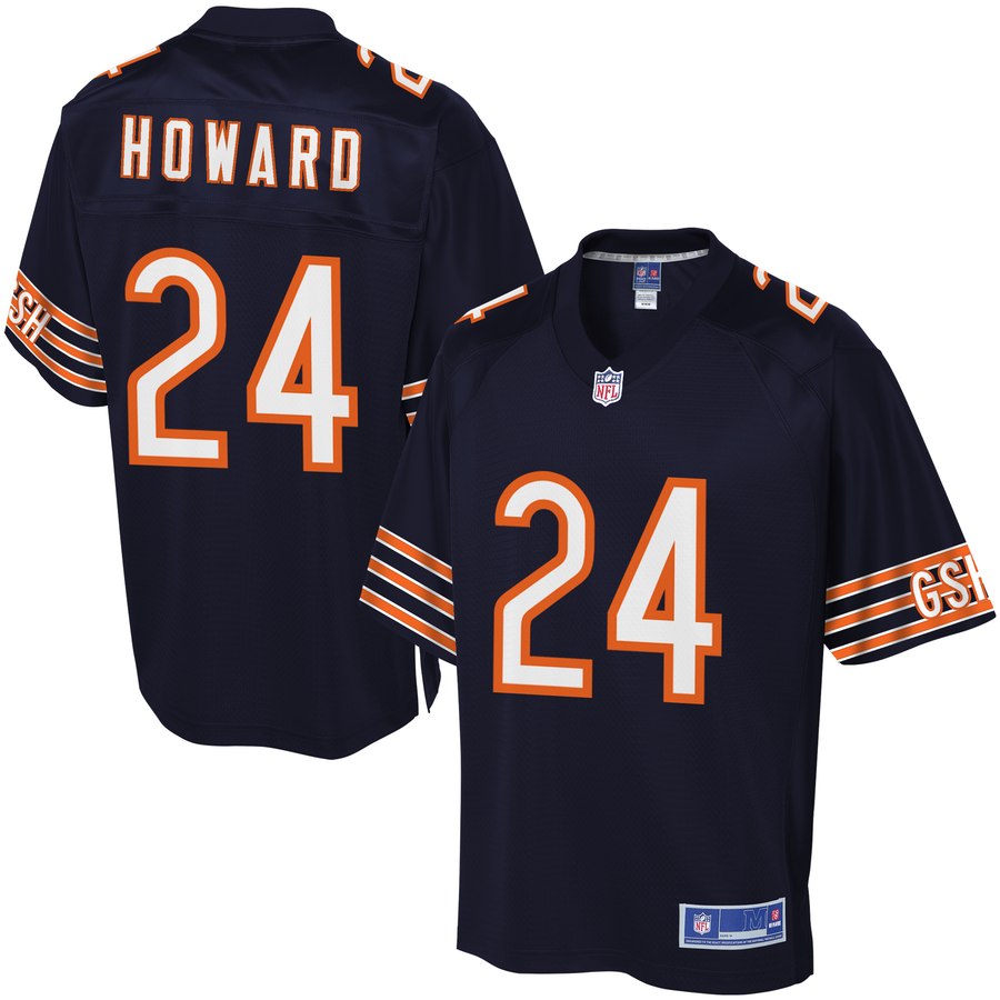 Mens Chicago Bears Jordan Howard NFL Pro Line Navy Player Jersey