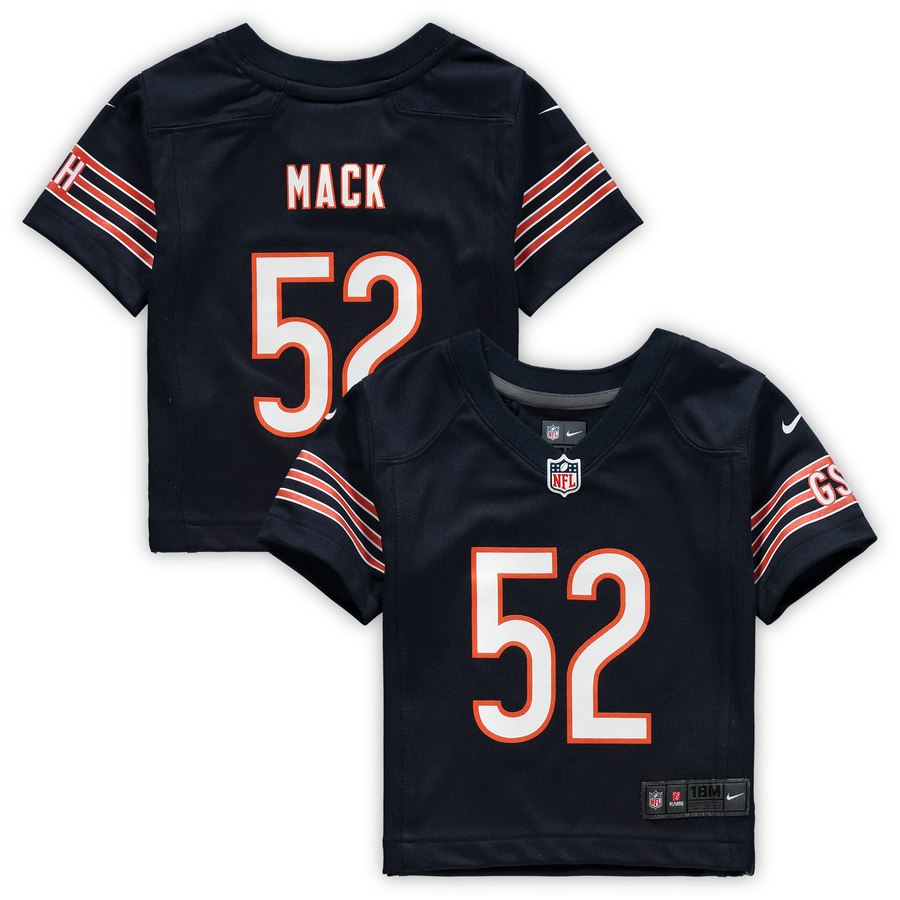 Infant Chicago Bears Khalil Mack Nike Navy Game Jersey