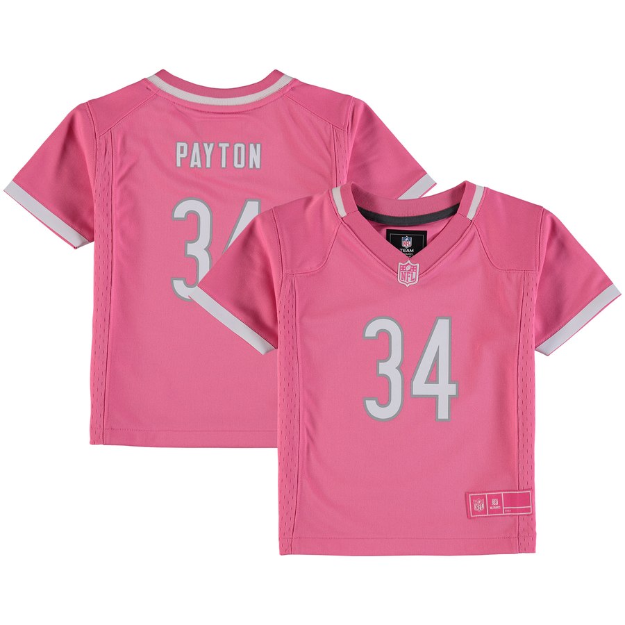 Toddler Chicago Bears Walter Payton Nike Pink Fashion Game Jersey