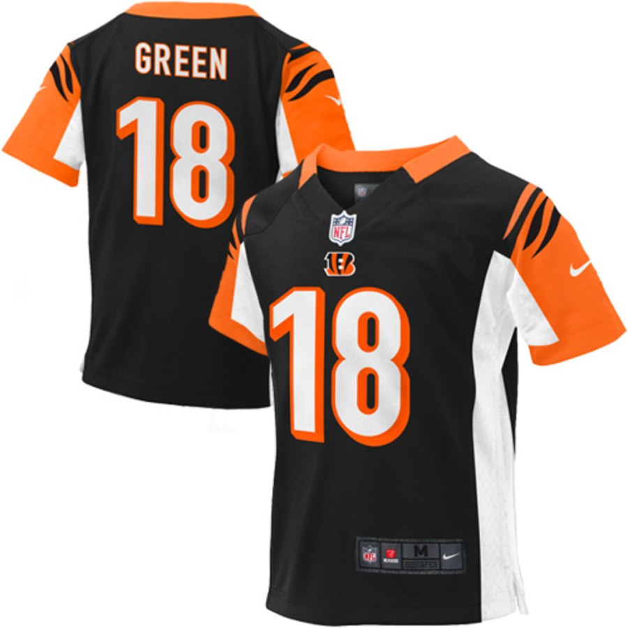 Preschool Cincinnati Bengals Aj Green Nike Black Game Jersey