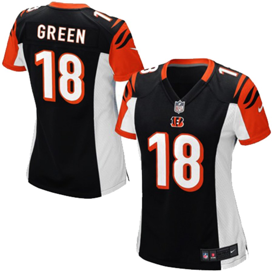 Girls Youth Cincinnati Bengals Aj Green Nike Black Game Jersey