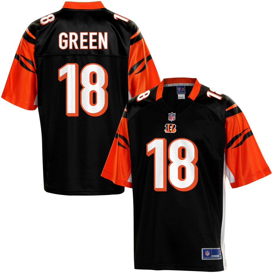 NFL Pro Line Mens Cincinnati Bengals Aj Green Team Color Jersey