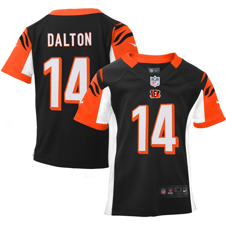 Infant Cincinnati Bengals Andy Dalton Nike Black Team Color Game Jersey