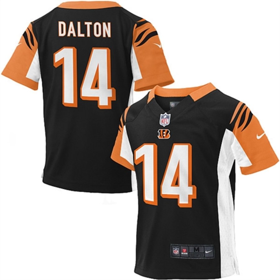 Preschool Cincinnati Bengals Andy Dalton Nike Black Game Jersey