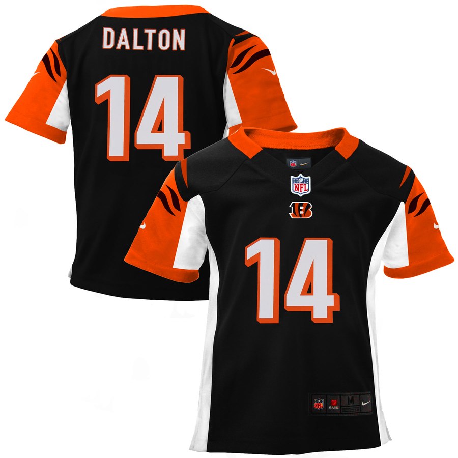 Toddler Cincinnati Bengals Andy Dalton Nike Black Game Jersey